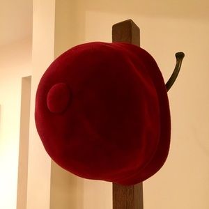 Red Felt Bucket Hat by Madcaps